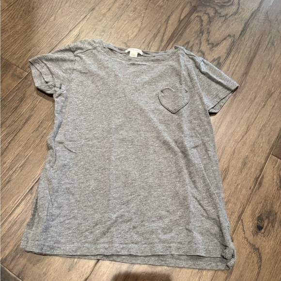 Crewcuts Gray Short Sleeve Tee with Heart - Picture 1 of 3